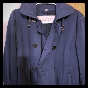 Burberry Brit Blue Coat Like New!